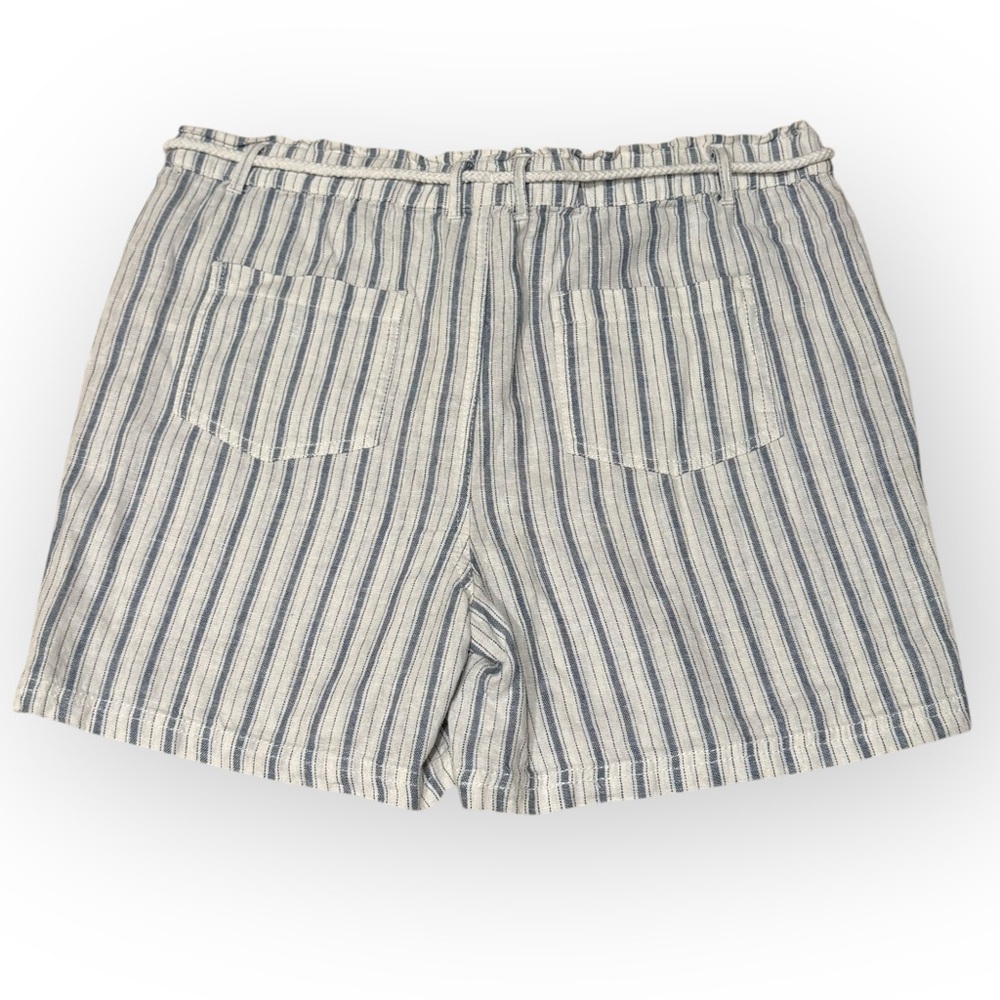 ALEXANDER JORDAN Striped Blue and White Shorts, S - Picture 2 of 3